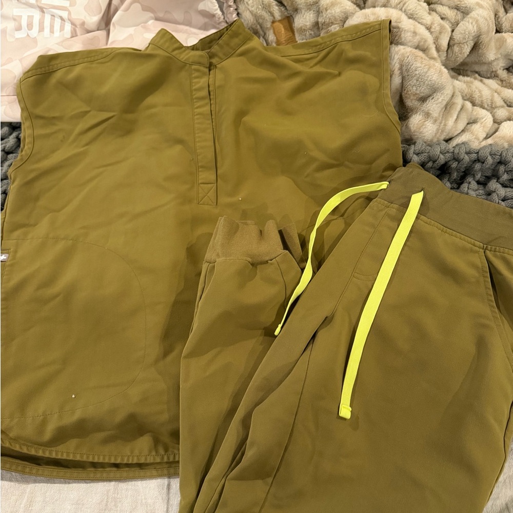 Figs Olive Green Apparel